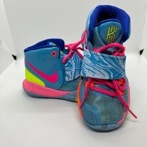 Nike Kyrie 6 Pool Preschool Kids' Basketball Shoes CZ4693-409 Size 11C